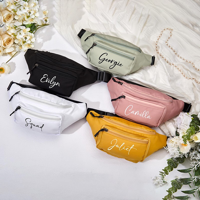 Personalized Bachelorette Party Fanny Pack Bridesmaid Gifts Crossbody Wedding Purse Bride Fanny Pack Gift