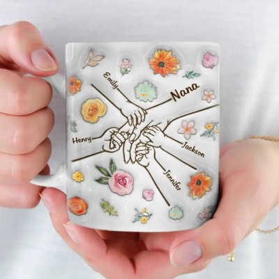Personalized A Nana Is Someone Who's Dear In Every Way 3D Inflated Effect Mug Mother's Day Gifts 2024 For Mom Grandma